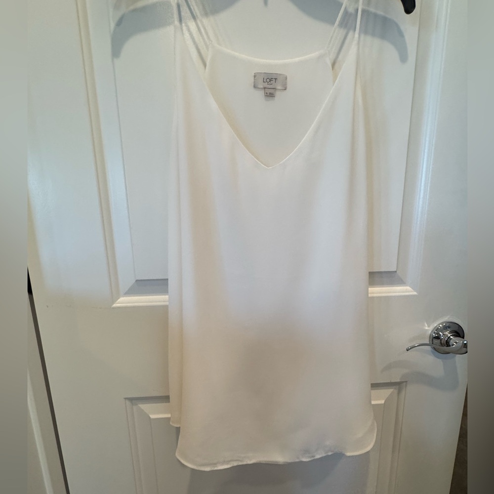 LOFT Classic White Blouse